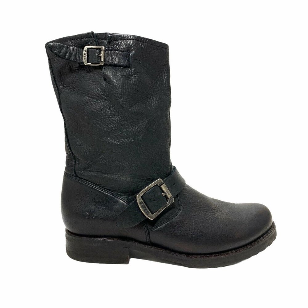 Frye Veronica Slouch Short Moto Boots Wome…
